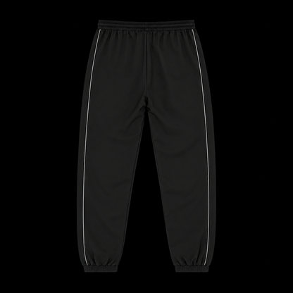 REFLECTIVE TRACK PANT - BLACK/WHITE