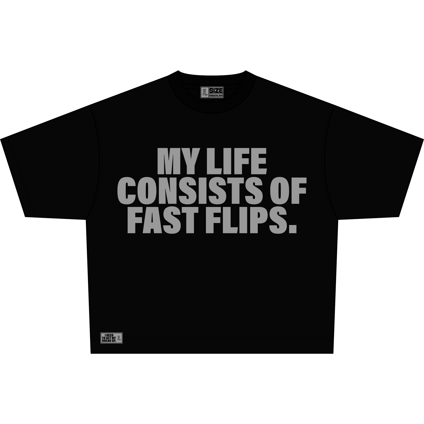 MY LIFE CONSISTS OF FAST FLIPS.